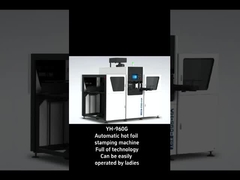 Máquina automática de estampado de papel caliente sellos caja de embalaje cosmético