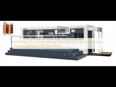 Máquina troqueladora y separadora MYP-1080E para cajas de embalaje, almacenamiento, cartón, papel artesanal y cajas de cartón