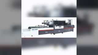 Máquina parchadora de ventanas planas con servo completo