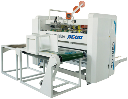 la máquina de costura de la caja automática de 2800m m acanaló la máquina de costura de la pieza única