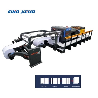 comprar Máquina de corte de hojas de papel de rollo utilizado de ancho máximo de 1400 mm 2 rollos de corte AC380V / 220Vx50Hz online manufacture