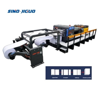 comprar 0Requisito de presión de.8MPa Máquina de corte de hojas de papel de rollo usada con 2 rollos de corte online manufacture