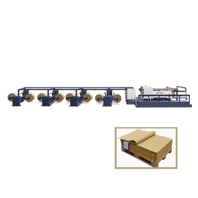comprar Máquina de papel del cortador de hoja del papel de rollo de la cortadora del rollo ZWC-1400-6 1650m m (seis rollos) online manufacture