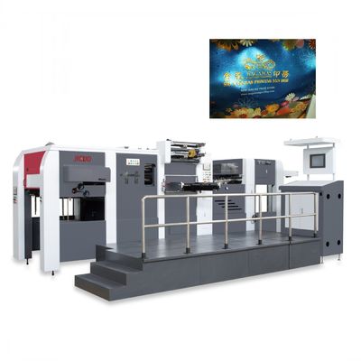 comprar Equipo de troquelado y embalaje de posimpresión, máquina troqueladora y estampado en caliente de cartón de tabaco y vino online manufacture