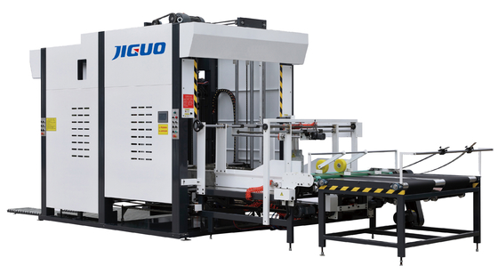 comprar 1450*1450m m Turner Carton Box Making Machine que apilaba la pila acanalaron las máquinas de la caja online manufacture