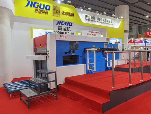 comprar el cortador de dado automático de la hoja de 1060x760m m 9000shipping y H de la dirección acanalaron la máquina de la fabricación de cajas del cartón online manufacture