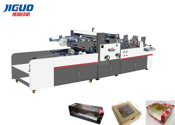 comprar Máquina automática de Gluer de la carpeta de la E-flauta del cartón de la máquina de la ventana de JIGUO que remienda online manufacture