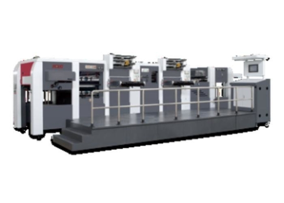 Máquina automática de estampación de papel de aluminio, relieve en caliente, corte en piezas y extracción 600 TON