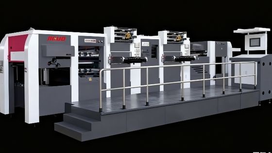 Máquina de estampado en caliente de papel de papel de 0,1-3 mm con precisión de corte por inyección de 0,1 mm