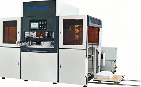 Máquina automática de estampado en caliente hidráulica de 20 toneladas con cubierta protectora estándar CE para la industria del embalaje y la impresión