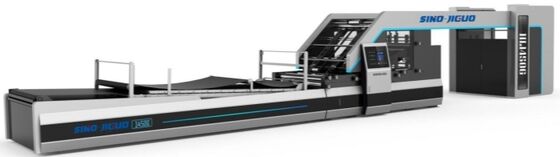 Máquina laminadora de flautas onduladas de alta velocidad de 5 pliegues