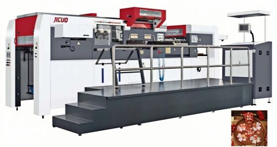 Máquina automática de corte y estampado de papel de alta precisión JIGUO TMY-1320H (± 0,1 mm)