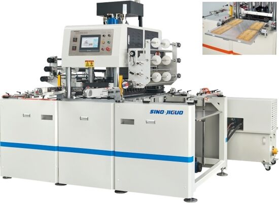 Máquina automática de estampado de papel caliente. 20 toneladas de presión para cajas de embalaje.