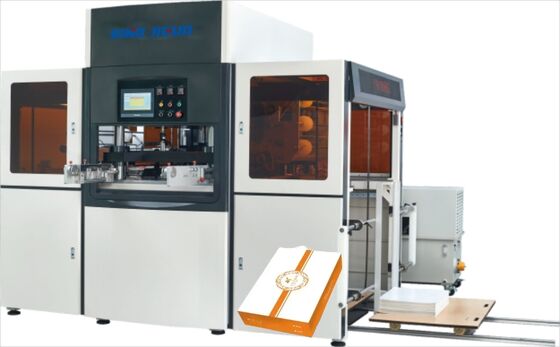 JIGUO YH-1060G Máquina automática de estampación en caliente servo, espesor de hoja adecuado:120-3000gsm, velocidad de trabajo de estampación:1100~1400 s/h, Número de rodillos de estampación:Tres rodillos