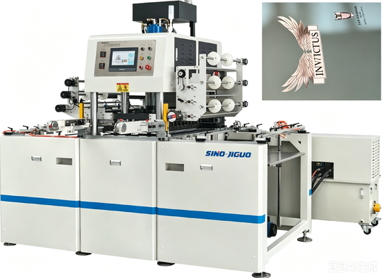 Automatic Hydraulic Hot Foil Stamping Machine, 20Ton Precision Hot Stamping Machine For Christmas Hang Tags & Holiday Decorative Tags